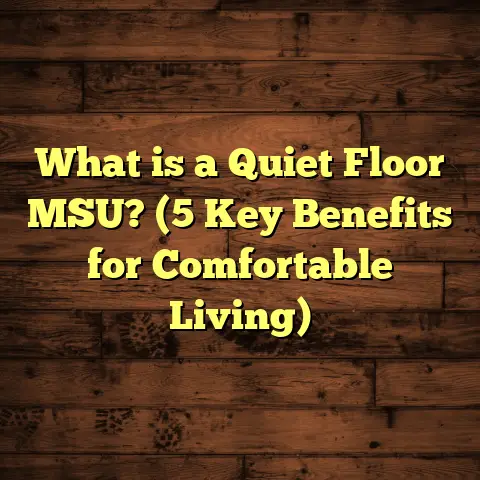 What is a Quiet Floor MSU? (5 Key Benefits for Comfortable Living)