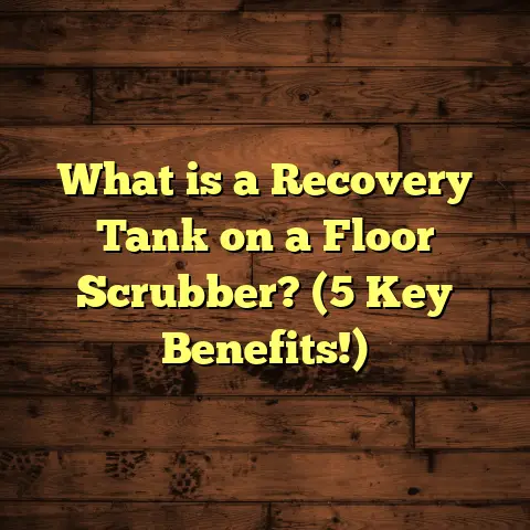 What is a Recovery Tank on a Floor Scrubber? (5 Key Benefits!)