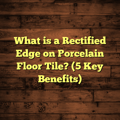 What is a Rectified Edge on Porcelain Floor Tile? (5 Key Benefits)