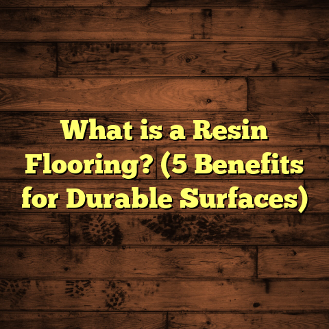 What is a Resin Flooring? (5 Benefits for Durable Surfaces)