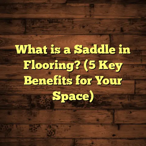 What is a Saddle in Flooring? (5 Key Benefits for Your Space)