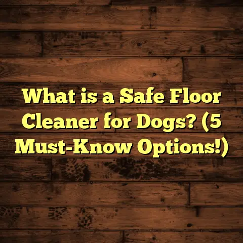 What is a Safe Floor Cleaner for Dogs? (5 Must-Know Options!)