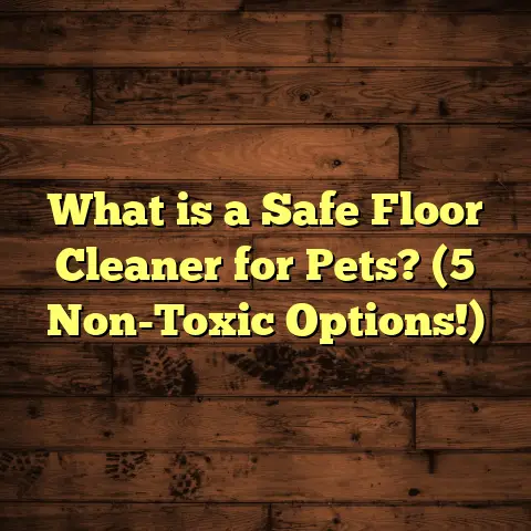 What is a Safe Floor Cleaner for Pets? (5 Non-Toxic Options!)