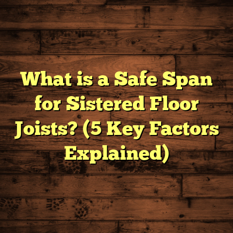 What is a Safe Span for Sistered Floor Joists? (5 Key Factors Explained)