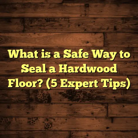 What is a Safe Way to Seal a Hardwood Floor? (5 Expert Tips)