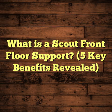 What is a Scout Front Floor Support? (5 Key Benefits Revealed)