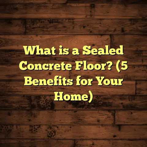 What is a Sealed Concrete Floor? (5 Benefits for Your Home)