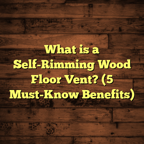 What is a Self-Rimming Wood Floor Vent? (5 Must-Know Benefits)