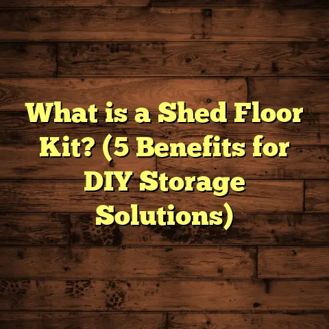 What is a Shed Floor Kit? (5 Benefits for DIY Storage Solutions)