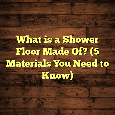 What is a Shower Floor Made Of? (5 Materials You Need to Know)