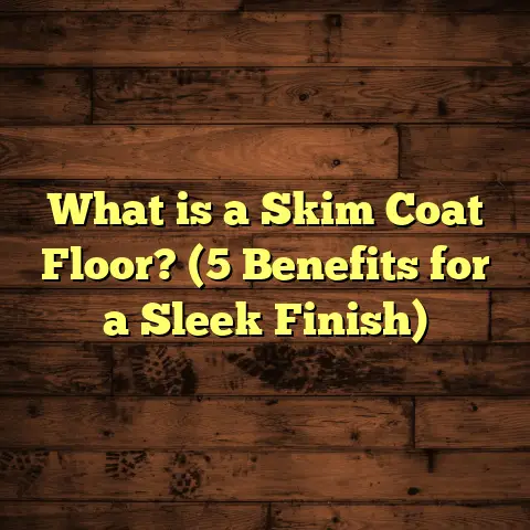 What is a Skim Coat Floor? (5 Benefits for a Sleek Finish)
