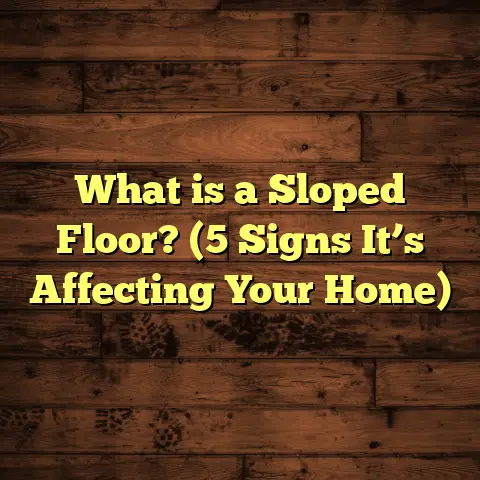 What is a Sloped Floor? (5 Signs It’s Affecting Your Home)