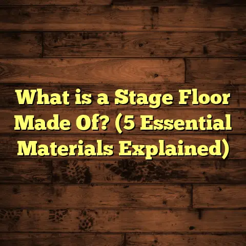 What is a Stage Floor Made Of? (5 Essential Materials Explained)