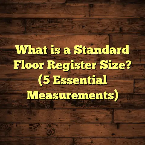 What is a Standard Floor Register Size? (5 Essential Measurements)