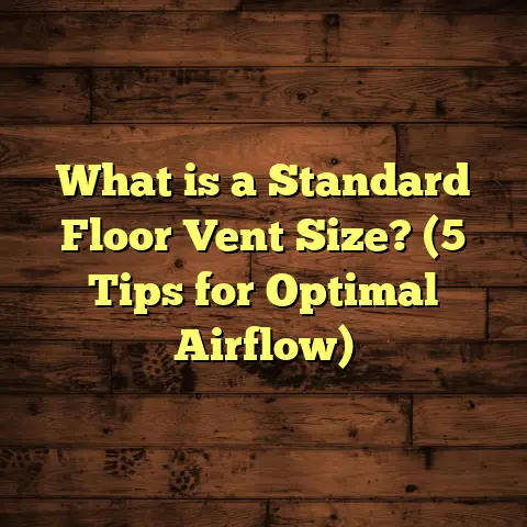 What is a Standard Floor Vent Size? (5 Tips for Optimal Airflow)