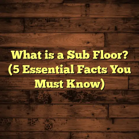 What is a Sub Floor? (5 Essential Facts You Must Know)