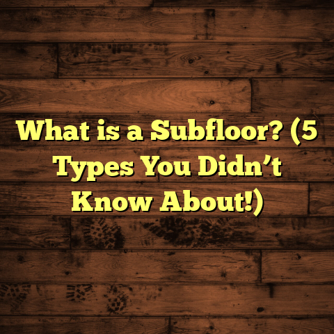 What is a Subfloor? (5 Types You Didn’t Know About!)