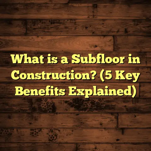 What is a Subfloor in Construction? (5 Key Benefits Explained)