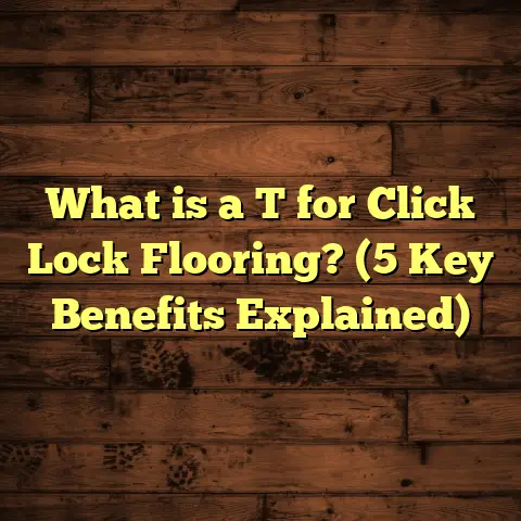 What is a T for Click Lock Flooring? (5 Key Benefits Explained)