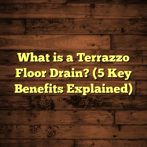 What is a Terrazzo Floor Drain? (5 Key Benefits Explained)