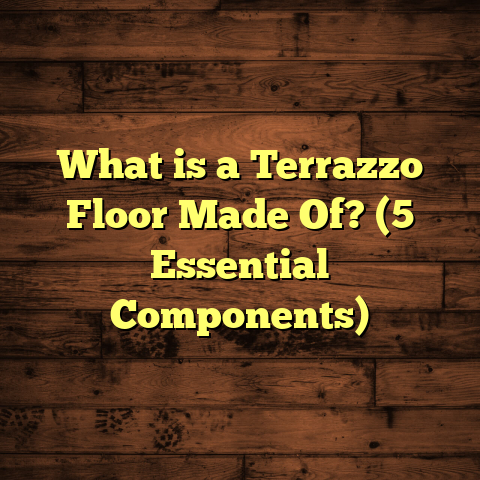 What is a Terrazzo Floor Made Of? (5 Essential Components)