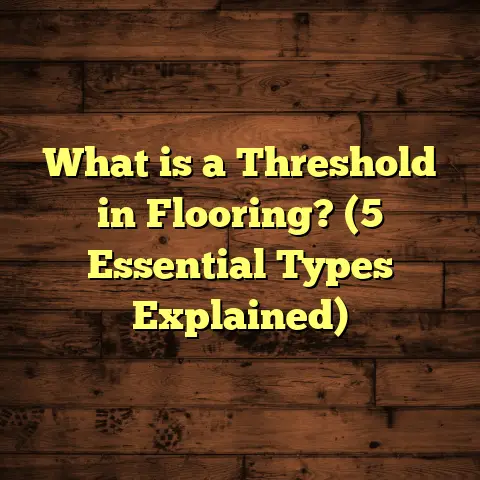 What is a Threshold in Flooring? (5 Essential Types Explained)