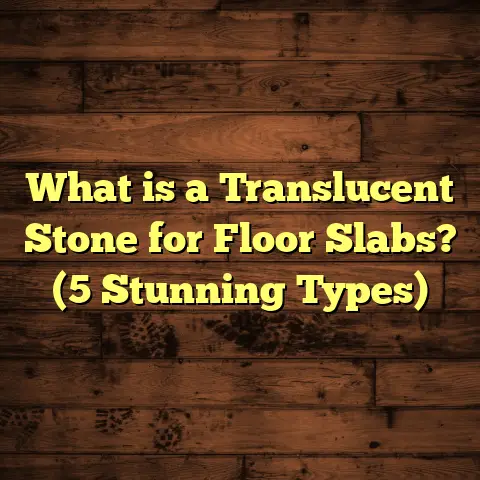 What is a Translucent Stone for Floor Slabs? (5 Stunning Types)