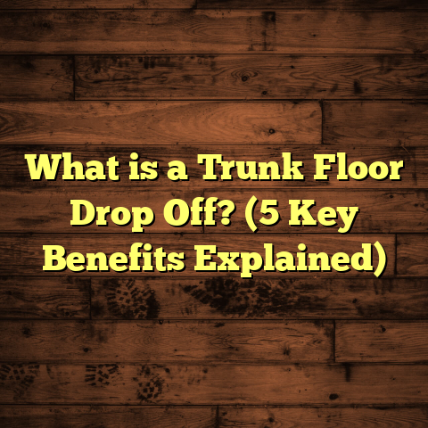 What is a Trunk Floor Drop Off? (5 Key Benefits Explained)