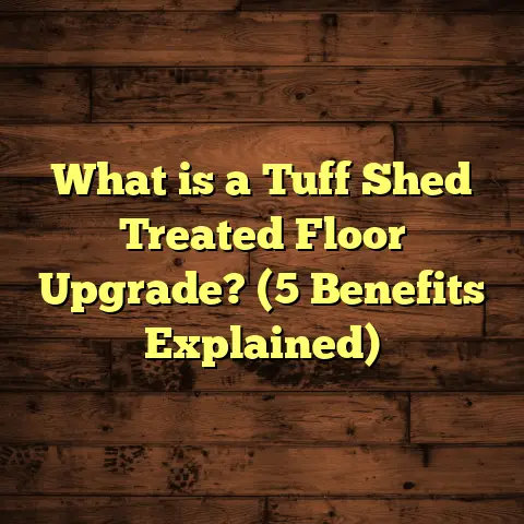 What is a Tuff Shed Treated Floor Upgrade? (5 Benefits Explained)
