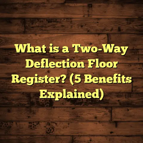 What is a Two-Way Deflection Floor Register? (5 Benefits Explained)