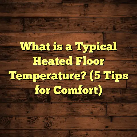What is a Typical Heated Floor Temperature? (5 Tips for Comfort)