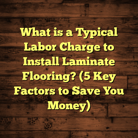 What is a Typical Labor Charge to Install Laminate Flooring? (5 Key Factors to Save You Money)