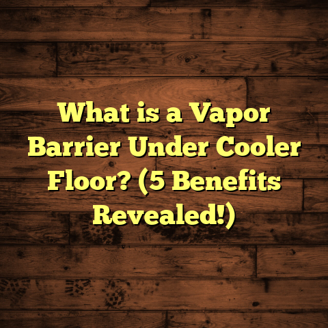 What is a Vapor Barrier Under Cooler Floor? (5 Benefits Revealed!)