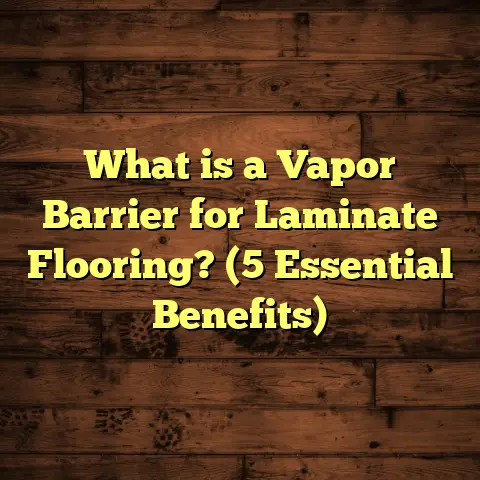 What is a Vapor Barrier for Laminate Flooring? (5 Essential Benefits)
