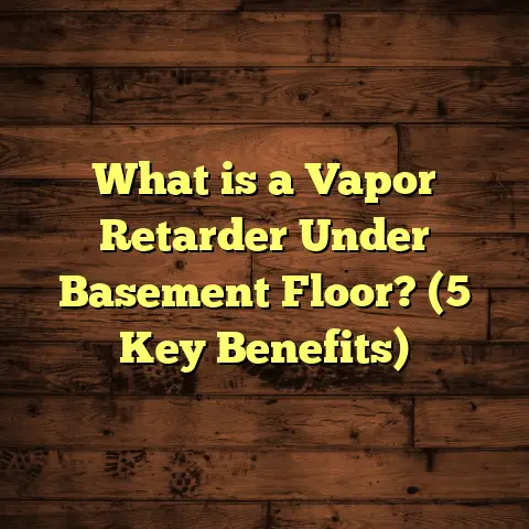 What is a Vapor Retarder Under Basement Floor? (5 Key Benefits)