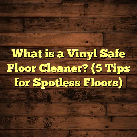 What is a Vinyl Safe Floor Cleaner? (5 Tips for Spotless Floors)