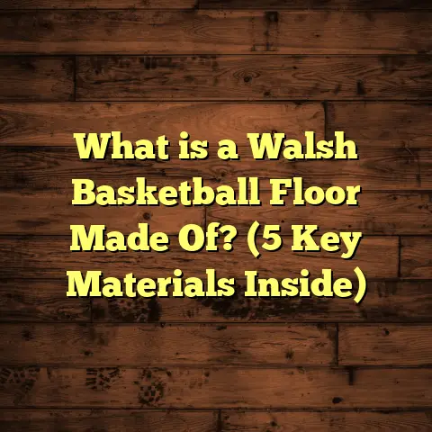 What is a Walsh Basketball Floor Made Of? (5 Key Materials Inside)