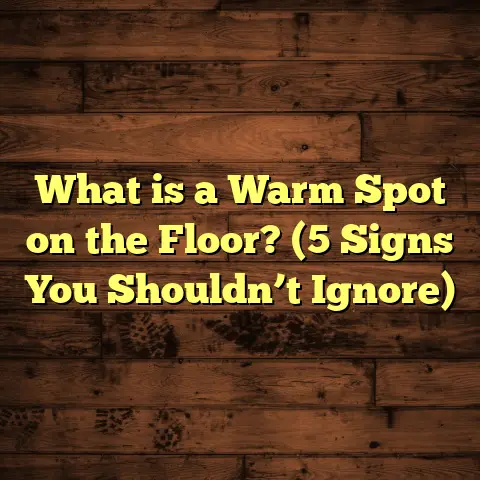 What is a Warm Spot on the Floor? (5 Signs You Shouldn’t Ignore)