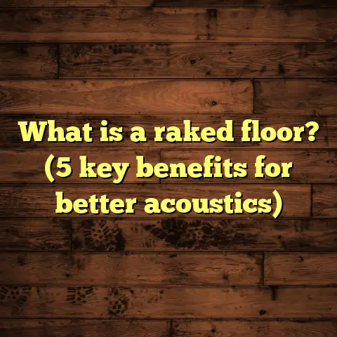 What is a raked floor? (5 key benefits for better acoustics)