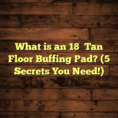 What is an 18″ Tan Floor Buffing Pad? (5 Secrets You Need!)