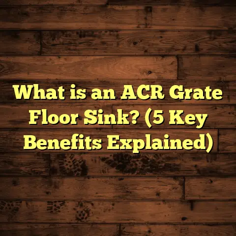 What is an ACR Grate Floor Sink? (5 Key Benefits Explained)