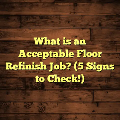 What is an Acceptable Floor Refinish Job? (5 Signs to Check!)