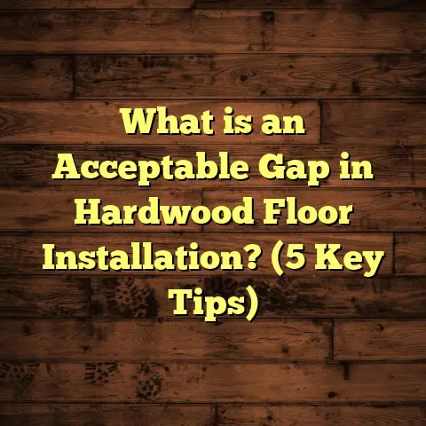 What is an Acceptable Gap in Hardwood Floor Installation? (5 Key Tips)