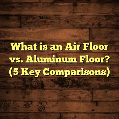 What is an Air Floor vs. Aluminum Floor? (5 Key Comparisons)