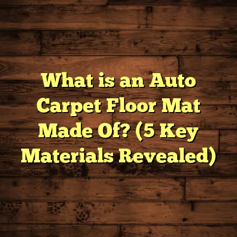 What is an Auto Carpet Floor Mat Made Of? (5 Key Materials Revealed)
