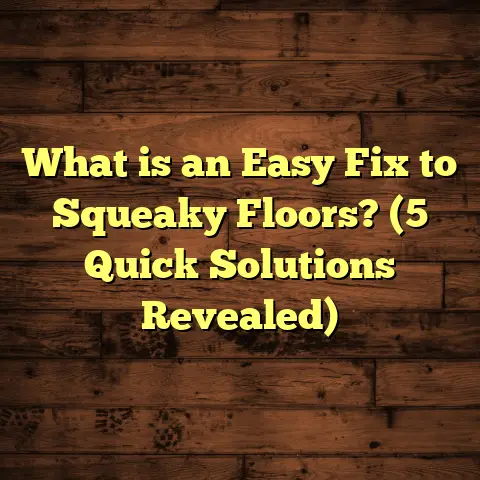What is an Easy Fix to Squeaky Floors? (5 Quick Solutions Revealed)