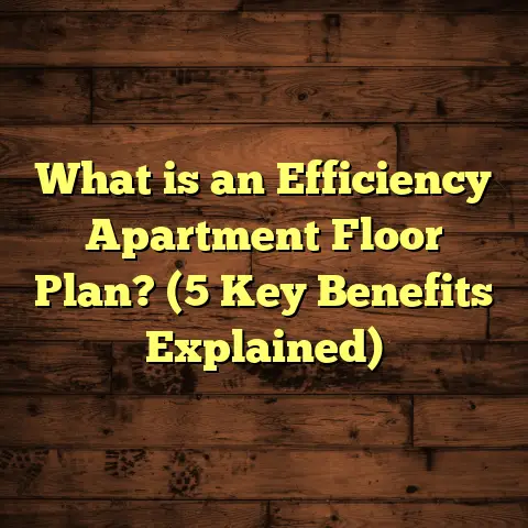 What is an Efficiency Apartment Floor Plan? (5 Key Benefits Explained)
