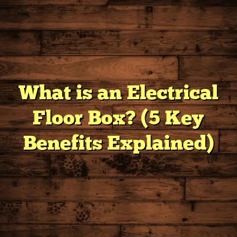What is an Electrical Floor Box? (5 Key Benefits Explained)