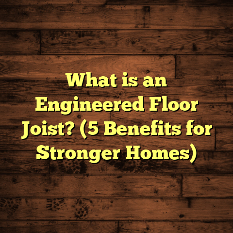 What is an Engineered Floor Joist? (5 Benefits for Stronger Homes)