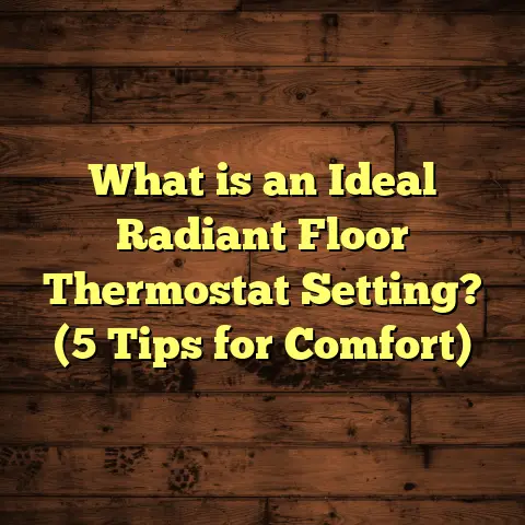 What is an Ideal Radiant Floor Thermostat Setting? (5 Tips for Comfort)